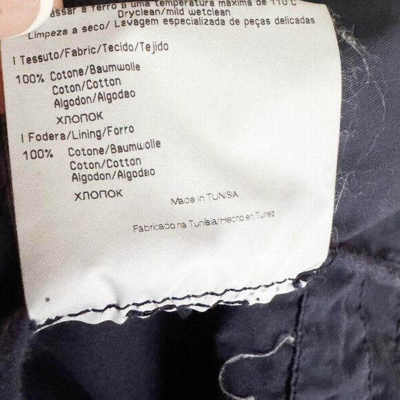 Versace Jeans Navy Blue Cotton Casual Jacket L - Picture 16 of 16